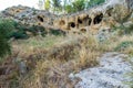 Ancient Byzantine Village Canalotto - Archaeological site in Calascibetta, Sicily, Italy