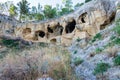 Ancient Byzantine Village Canalotto - Archaeological site in Calascibetta, Sicily, Italy