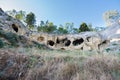 Byzantine Village Canalotto - Archaeological site in Calascibetta, Sicily, Italy