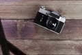 The ancient camera Royalty Free Stock Photo