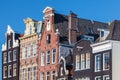 Ancient canal houses in the Dutch capital city Amsterdam