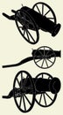 Ancient Cannon Vector 01