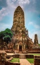 Ancient capital of Thailand ayuttaya Royalty Free Stock Photo
