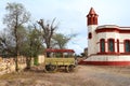 Ancient cart in the mine of mineral de pozos guanajuato I