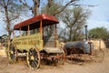 Ancient cart in the mine of mineral de pozos guanajuato I