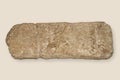 Ancient Carved Limestone Lintel with a Menorah from Horvat Kishor Israel