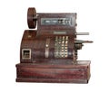 Ancient cash register Royalty Free Stock Photo