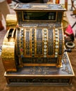 Ancient cash register, rarity Royalty Free Stock Photo