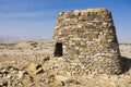 Salut, Oman, with a beehive tomb