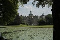 Castle of Bueckeburg at lake