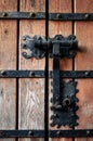 Ancient castle door lock