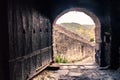 Ancient Castle Door and Passageway Royalty Free Stock Photo