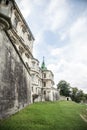 Ancient castle with green roof Royalty Free Stock Photo