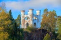 ancient castle in Mon Repos park