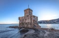 The ancient castle on the sea, Rapallo, Genoa Genova, Italy Royalty Free Stock Photo
