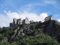 Ancient castle Tourbillon in Switzerland. Royalty Free Stock Photo