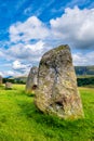 The ancient Castlerigg stone circle at the Lake District in England Royalty Free Stock Photo