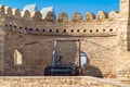 Ancient catapult in the old city, Baku, Azerbaijan Royalty Free Stock Photo
