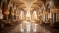 Ancient cathedral showcases gothic elegance, spirituality, and rich architectural history generated by AI