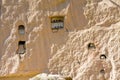 Ancient cave-town, Cappadocia, Turkey Royalty Free Stock Photo