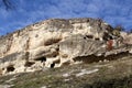 Ancient cave town Chufut-Kale, Bakhchysarai, Crimea Royalty Free Stock Photo