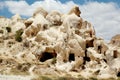 Ancient cave-town near Goreme, Turkey