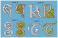 Ancient Celtic alphabet