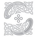 Ancient Celtic, Scandinavian pattern, scandinavian knot - work illustration