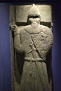 Ancient Celtic stone warrior