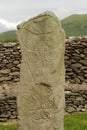 Ancient Celtic Tombstone Royalty Free Stock Photo