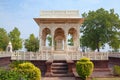 Ancient cenotaph at the Jaswant Thada palace in Jodhpur, Rajasthan state, India Royalty Free Stock Photo