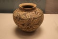 Ancient ceramic pot in the Museum of Chinese gardens