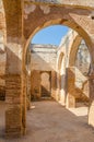 Ancient Chellah Necropolis ruins with mosque and mausoleum in Morocco`s capital Rabat, Morocco, North Africa