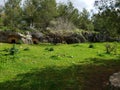 Ancient Chermesh Burial Caves Site, The Carmel, Israel Royalty Free Stock Photo