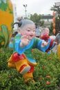 The ancient children sculpture in SHENZHEN Splendid China square