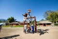 Ancient china swing in pai district maehongson thailand