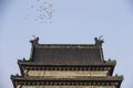 Ancient Chinese architectural bell tower Royalty Free Stock Photo