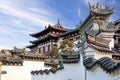 Ancient Chinese architecture under the blue sky Royalty Free Stock Photo
