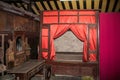 Ancient Lady`s Maiden Bedroom of China