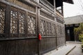 Ancient Chinese buildings with latticed windows