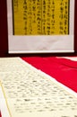 Exhibition of ancient Chinese calligraphy and seal cutting