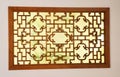 Ancient Chinese carved windows Royalty Free Stock Photo