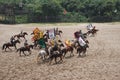 Ancient Chinese cavalry Royalty Free Stock Photo