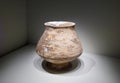 Ancient Chinese clay pot, adobe rgb Royalty Free Stock Photo