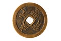 Ancient Chinese coin Royalty Free Stock Photo