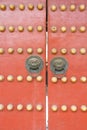 Ancient chinese door Royalty Free Stock Photo