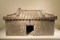Ancient Chinese house model, adobe rgb