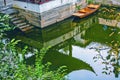 Ancient Chinese Pagoda Reflection Garden Humble Administrator Suzhou China Royalty Free Stock Photo