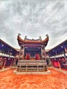 ancient Chinese palace buildings that are still maintained Royalty Free Stock Photo