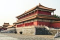 An ancient Chinese palace in the Forbidden City Royalty Free Stock Photo